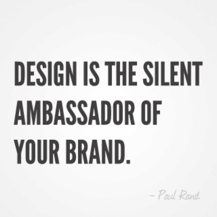 design is a silent ambassador of business