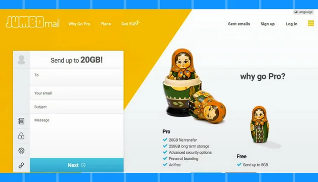 Get a Free Subscription for Sending Large Files