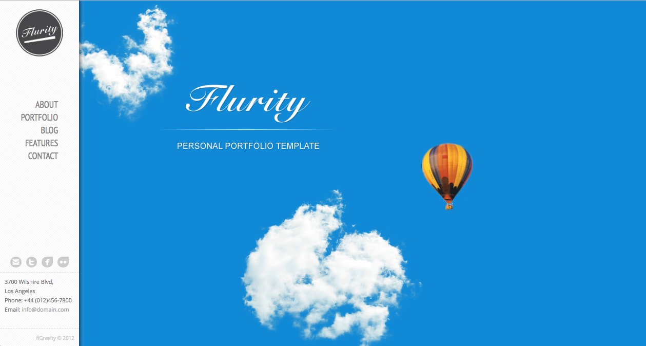 One page website