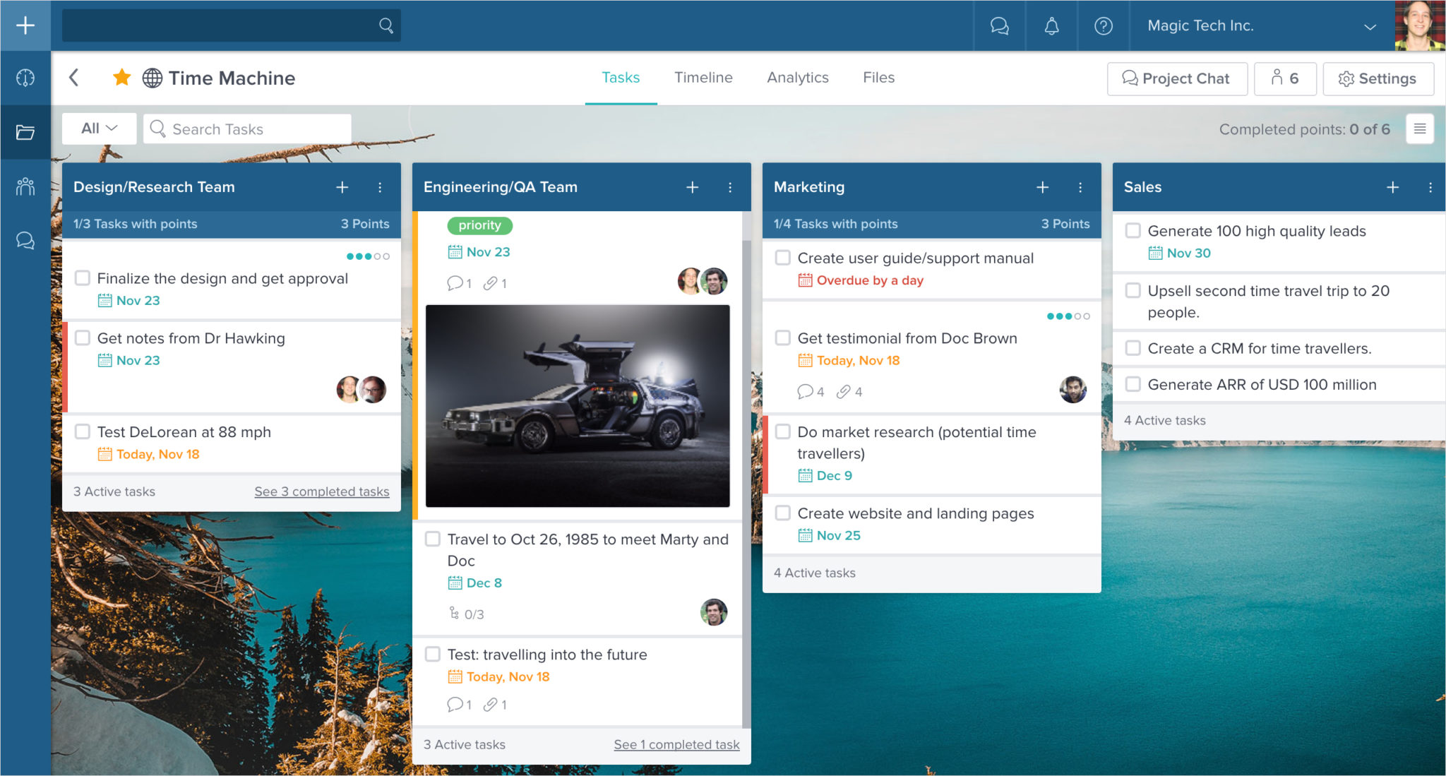 Taskworld Multiple Project Working