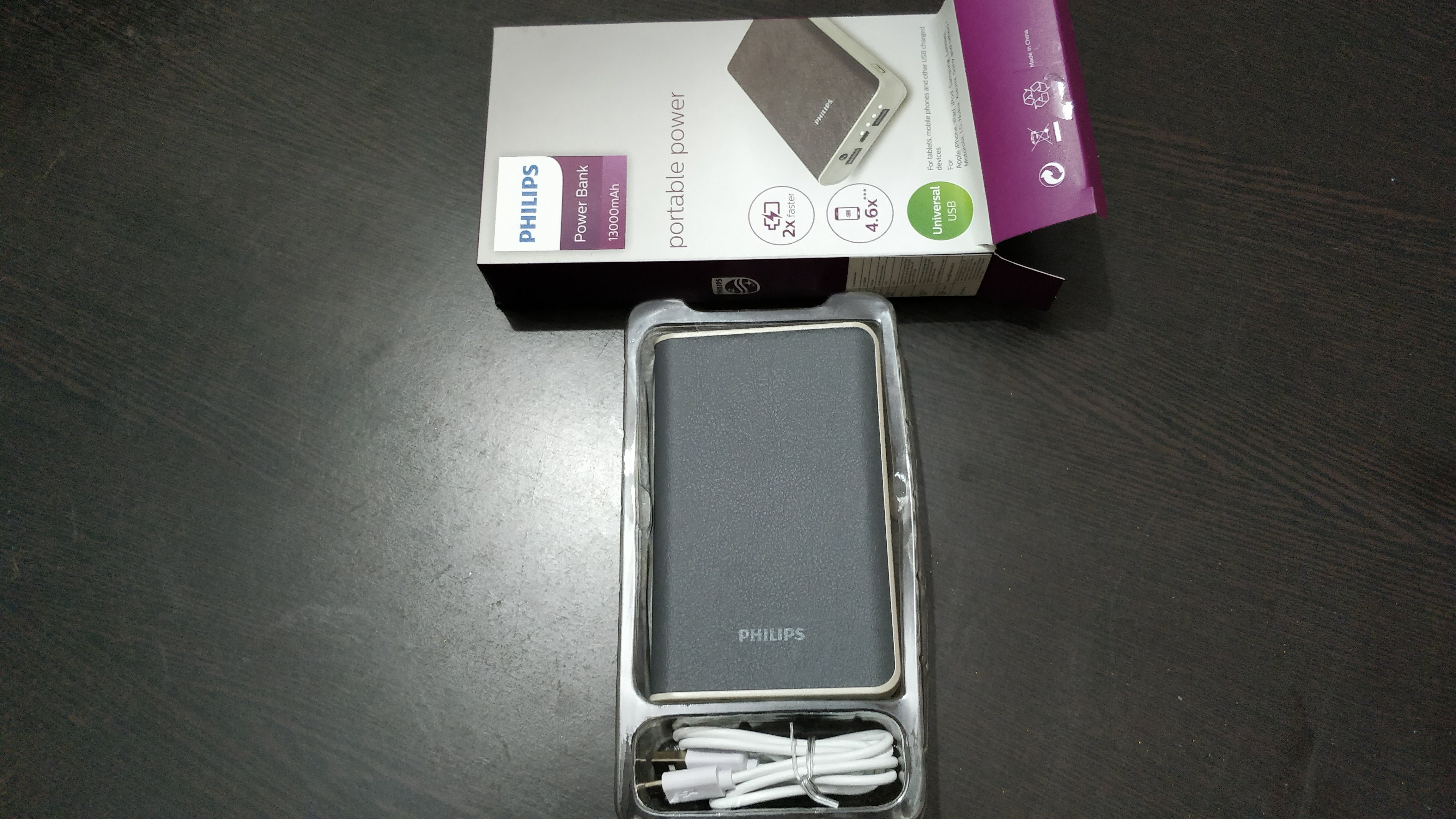 philips powerbank 13000mah 2