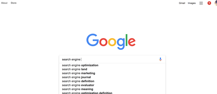 google search engine