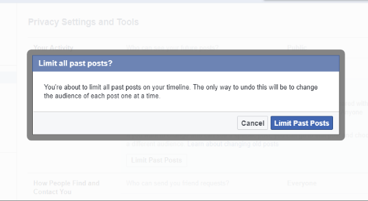 Changing the Audience of Your Previous Posts