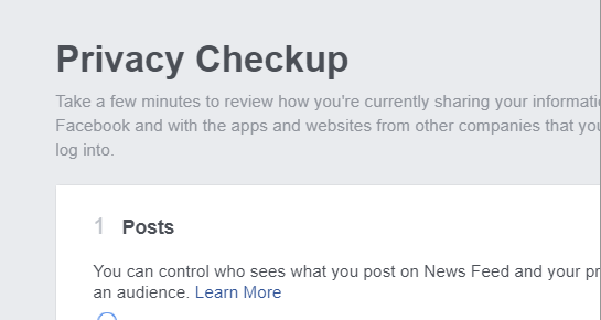 How to Run a Facebook Privacy Checkup