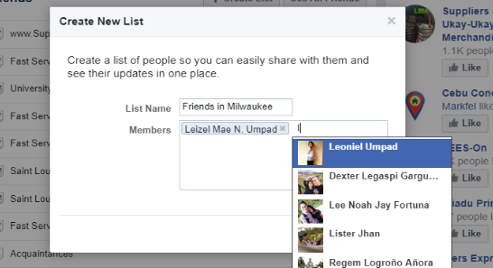 Selected Group of Friends