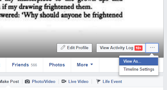 Your Facebook Profile Looks to Other Users