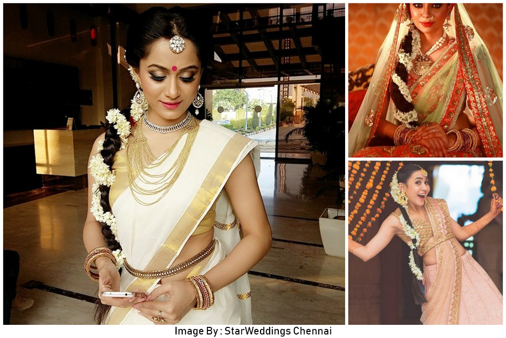 Traditional mogra braid