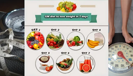 GM Diet Plan To reduce Weight In 7 Days