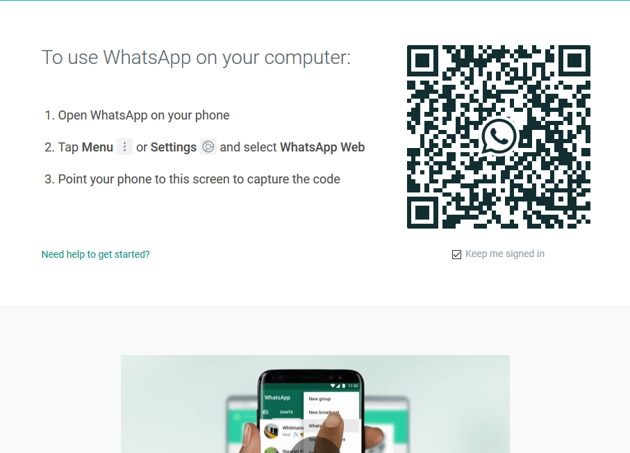 whatsapp web