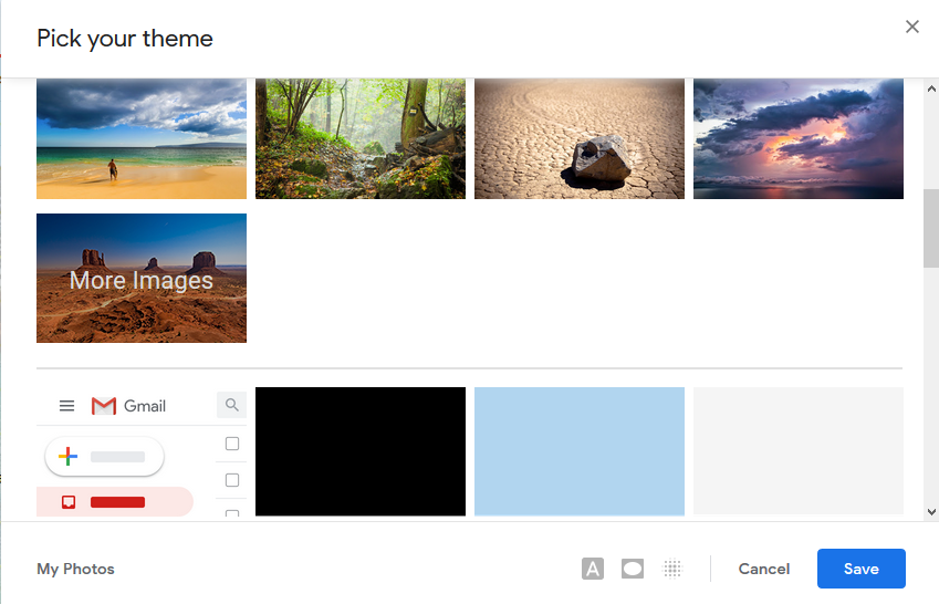 gmail themes