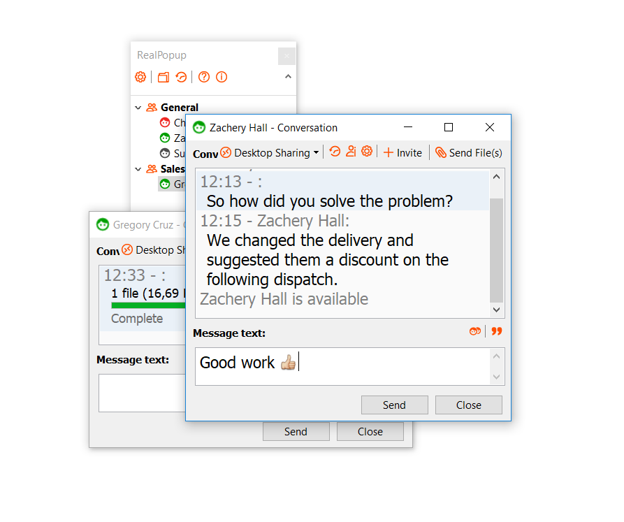 LAN chat app