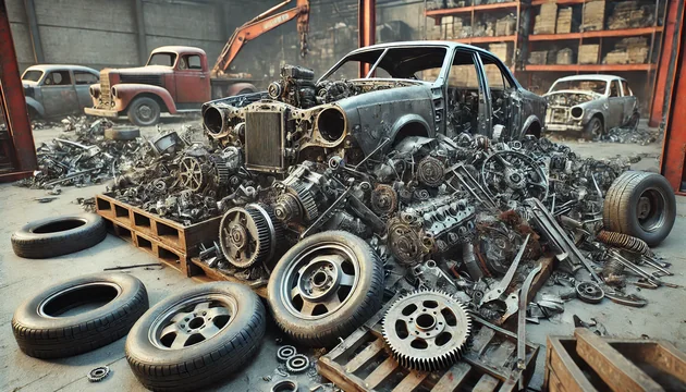 Make Money on Scrap Metal Sales With a Junk Car