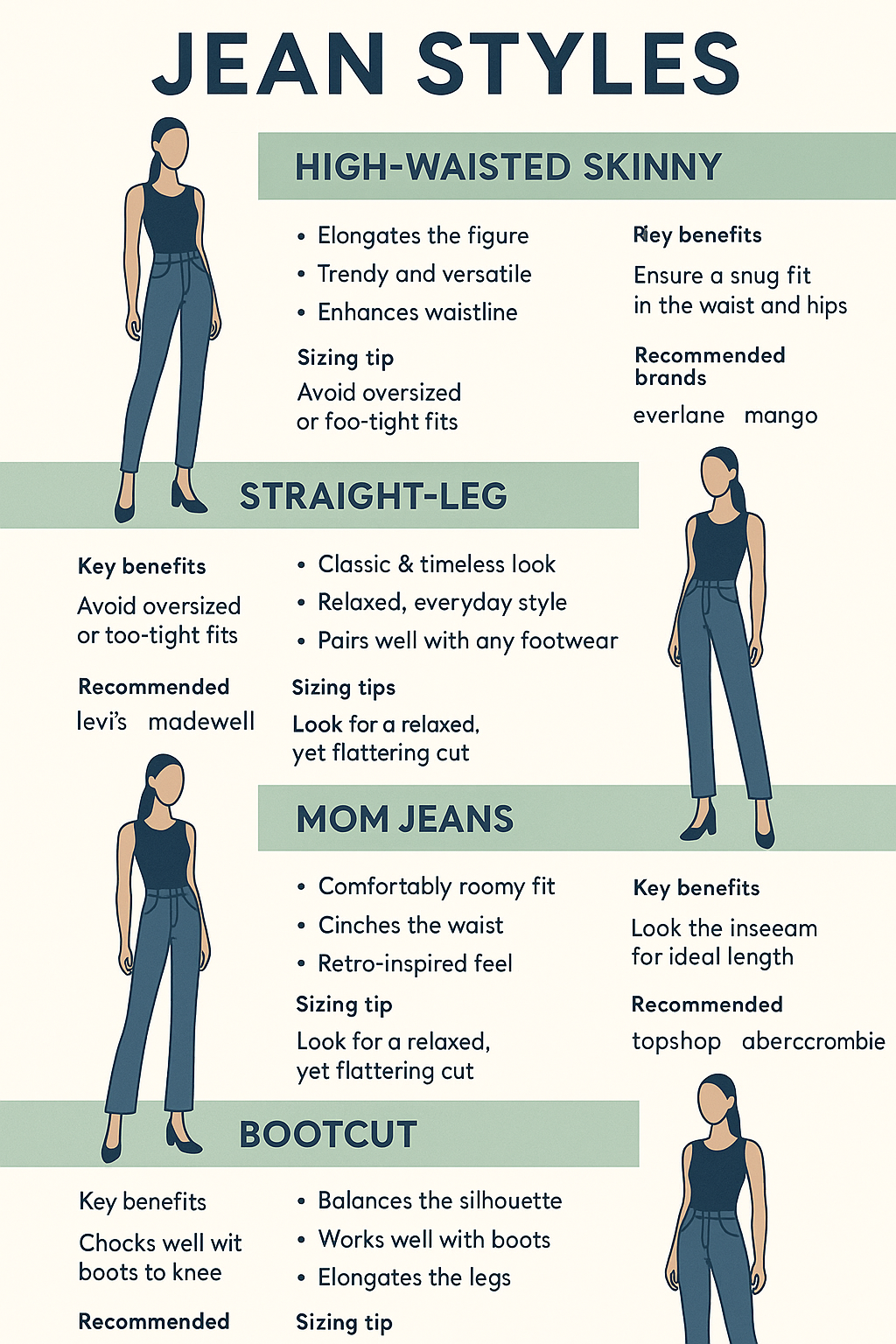 Jeans for Tall Skinny Girls