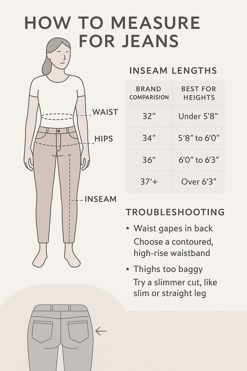 Jeans for Tall Skinny Girls
