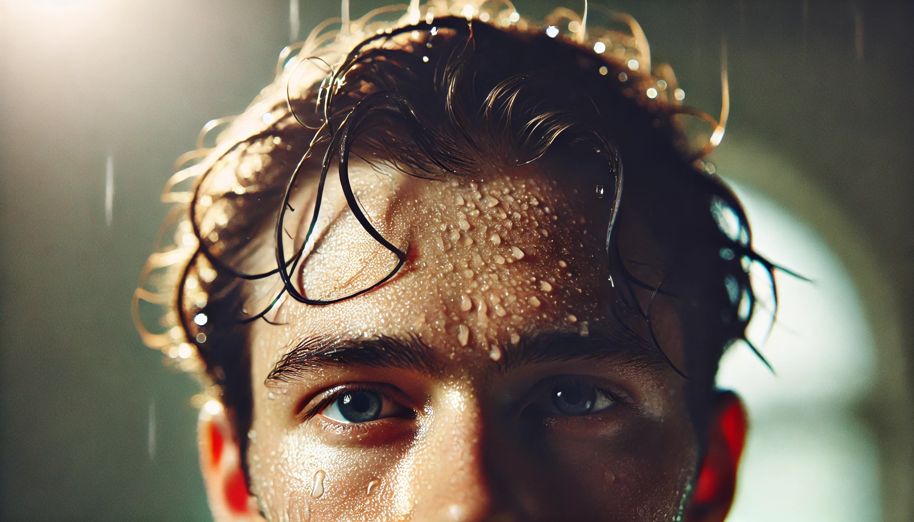 facial sweating