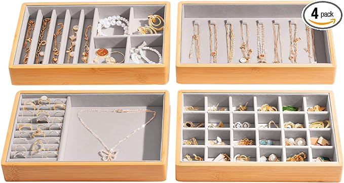 bamboo jewelry organizer