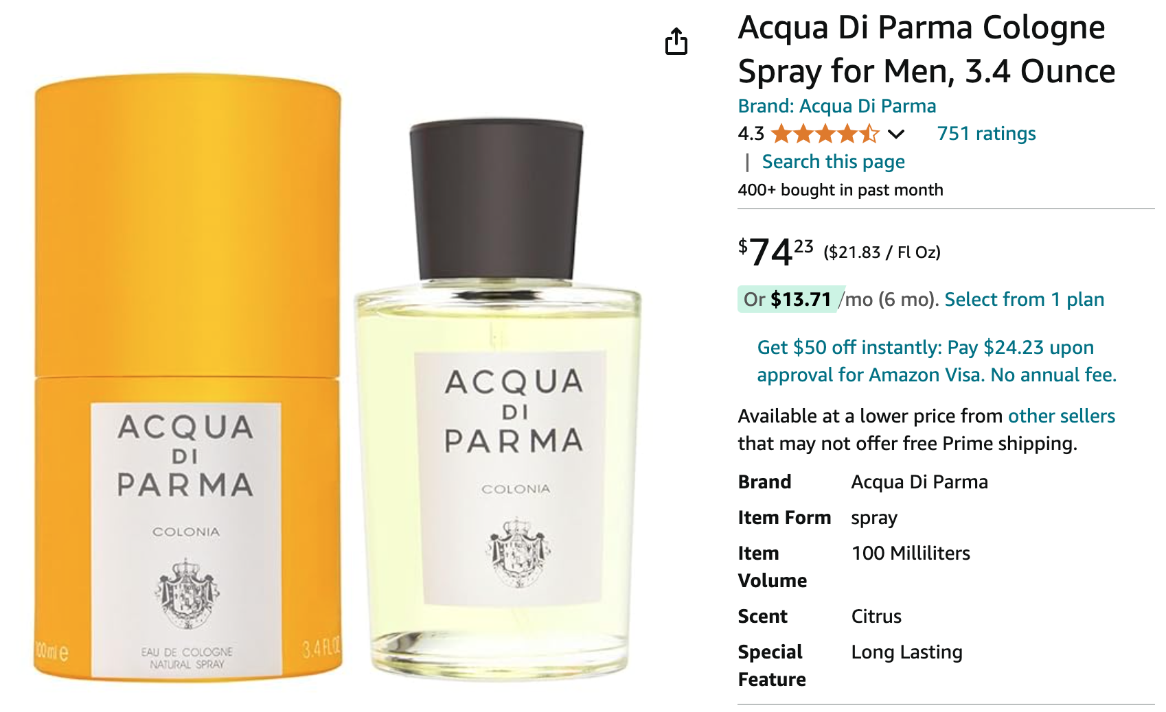 Acqua Di Parma Cologne