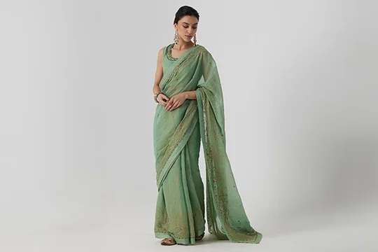 As Light As The Breeze: Why Organza Sarees Reign Supreme for Summer FestivitiesÂ 