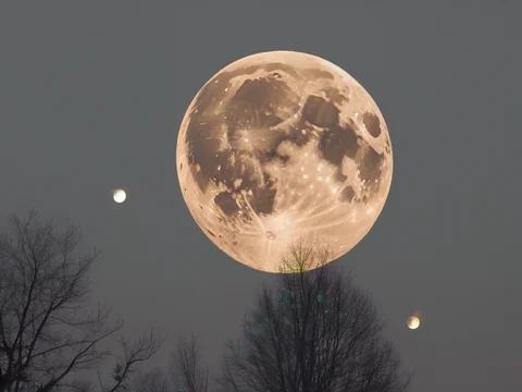 Witness the Grandeur: Four Supermoons Light Up the 2024 Sky