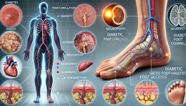 The Connection Between Diabetes and Foot Complications: What You Need to Know