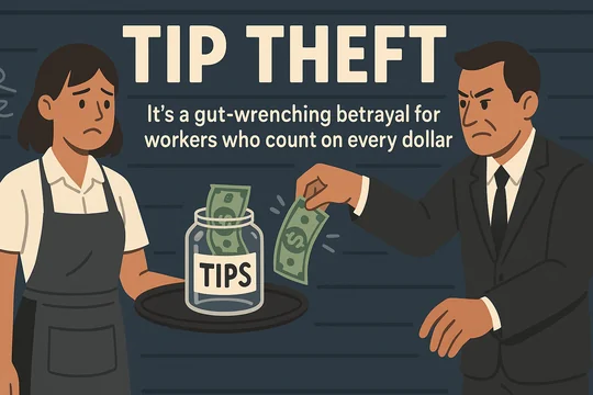 Tip Theft in California: When Employers Cheat Workers Out of Their Hard-Earned Tips