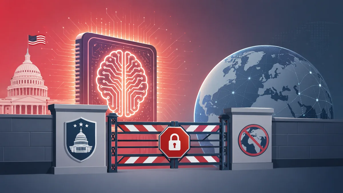 A powerful AI model behind a US government export-control barrier blocking international access