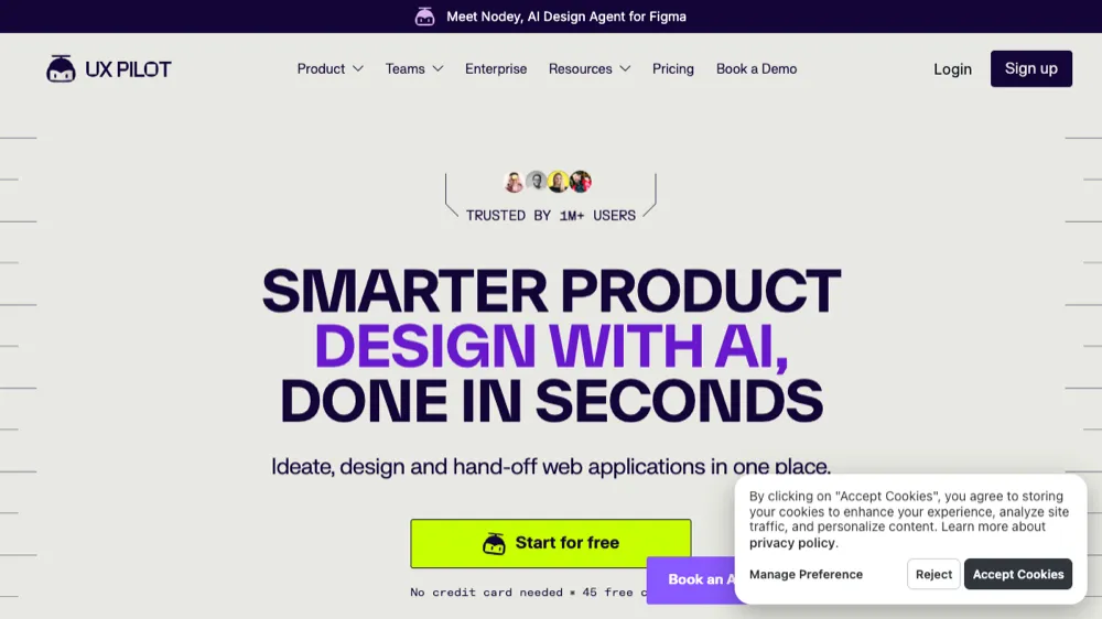 UX Pilot AI design tool