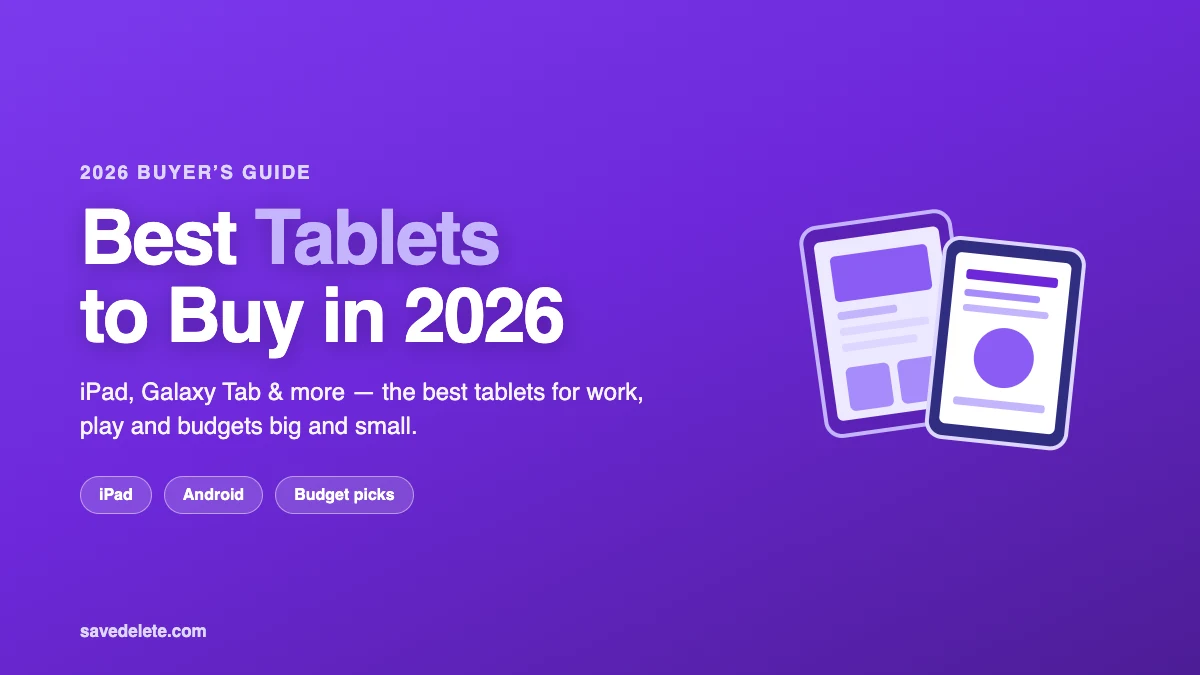 Best Tablets 2026: Complete Buying Guide & Reviews