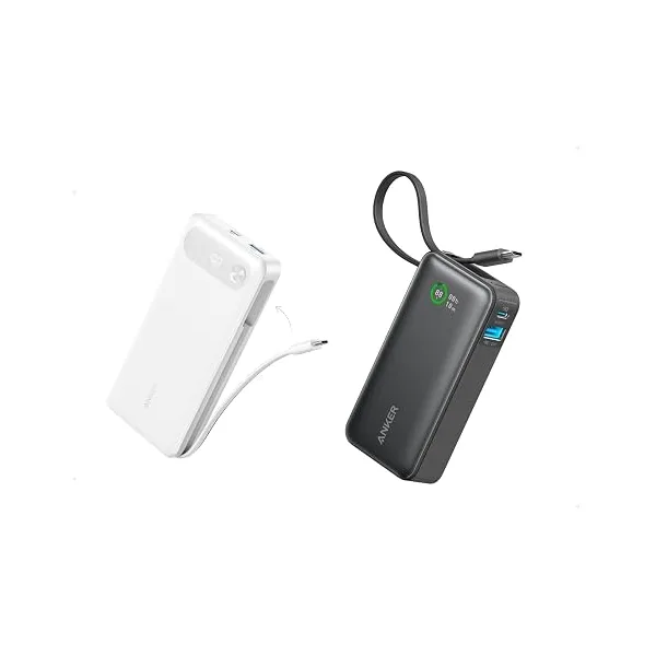 Anker Power Bank (20K, Built-in Cable)