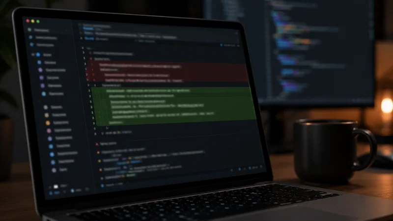 Claude Code running in a developer's terminal making file edits