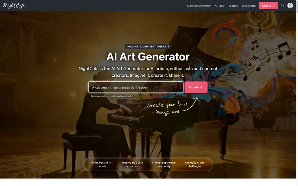 nightcafe interface screenshot