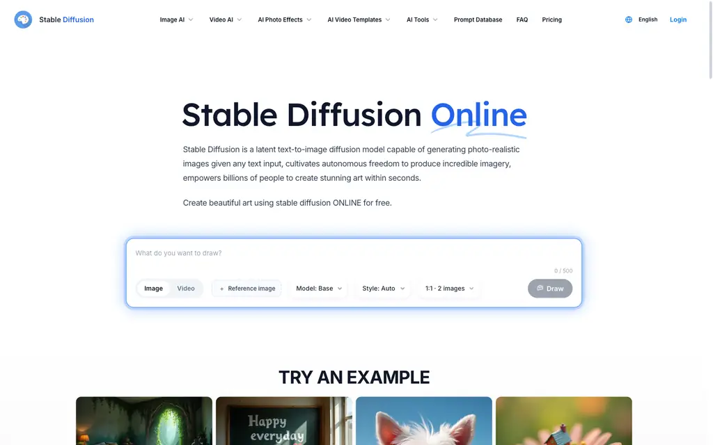stable diffusion web interface screenshot