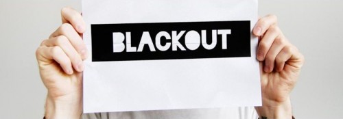 blackout free fonts