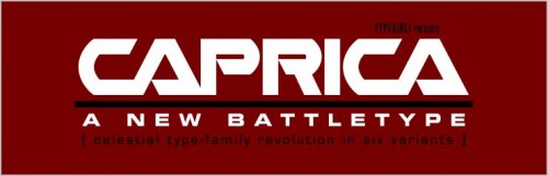 caprica free fonts
