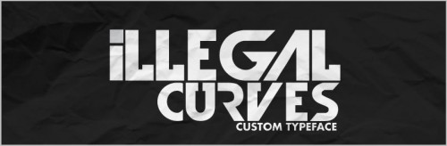 illegal-curves free fonts