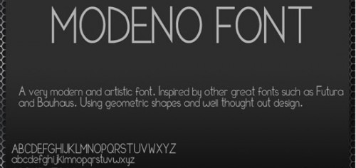 modeno-font free fonts