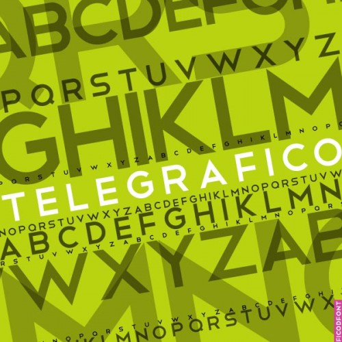 telegraphico free fonts