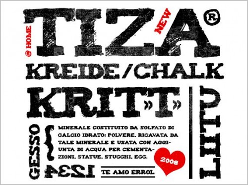 tiza free fonts