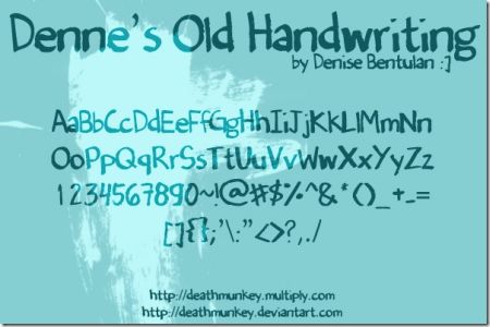 creative handwritten fonts