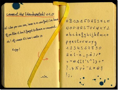 creative handwritten fonts