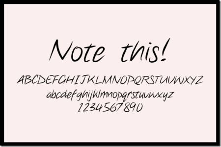 creative handwritten fonts