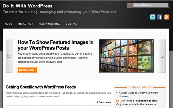 Do it with WordPress