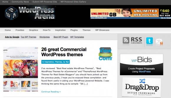 WordPress Arena