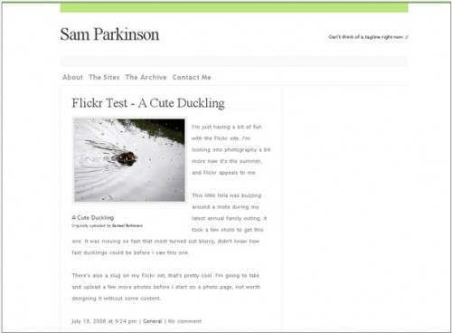 Custom WordPress Theme