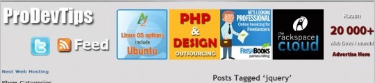 jQuery Tutorial Websites