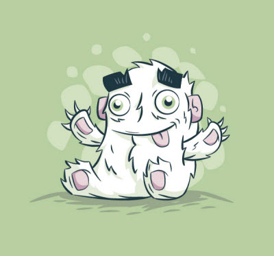 cute creature character 35 (More) Adobe Illustrator Cartoon Character Tutorials