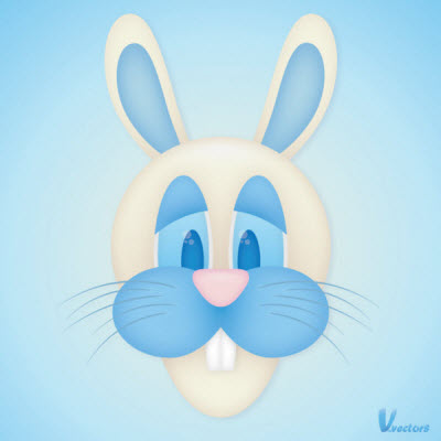 face of a bunny goofy 35 (More) Adobe Illustrator Cartoon Character Tutorials