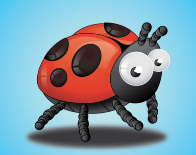 lady bird insects 35 (More) Adobe Illustrator Cartoon Character Tutorials
