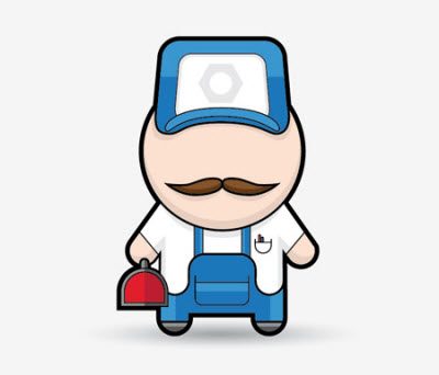 mechanic character 35 (More) Adobe Illustrator Cartoon Character Tutorials