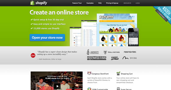 Websites with Screenshots